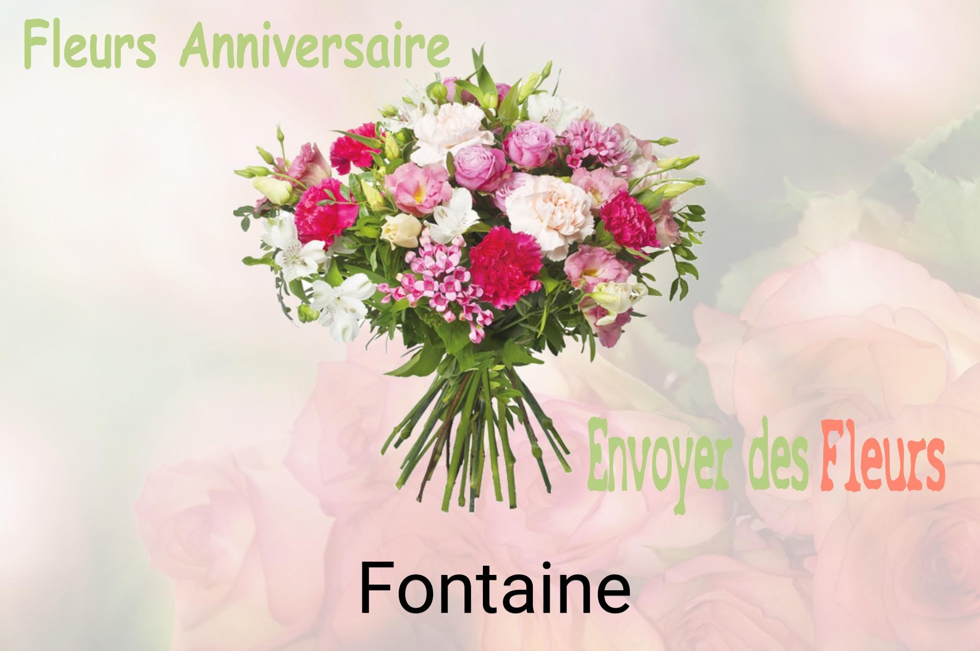 Bouquet de fleurs d’anniversaire livré à Fontaine