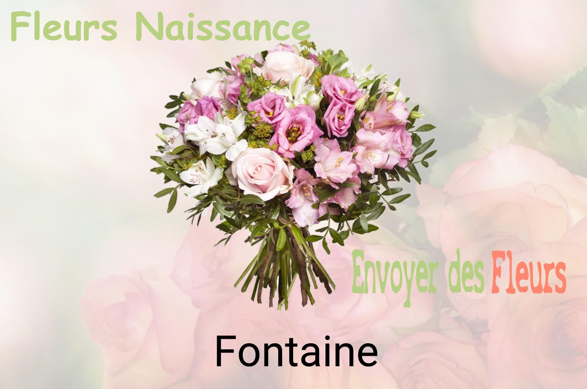 Bouquet de fleurs de naissance livré à Fontaine
