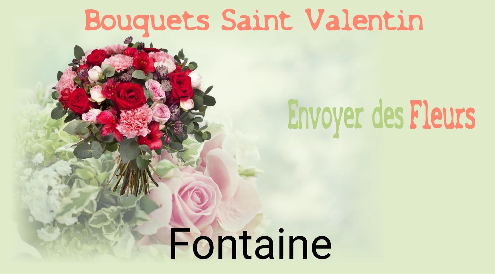 Roses de Saint-Valentin livrées à Fontaine